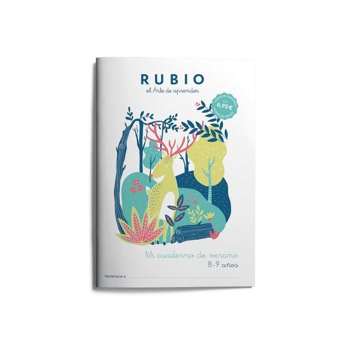 Cuaderno Rubio A4 Mi Cuaderno De Verano 8-9 5 unidades