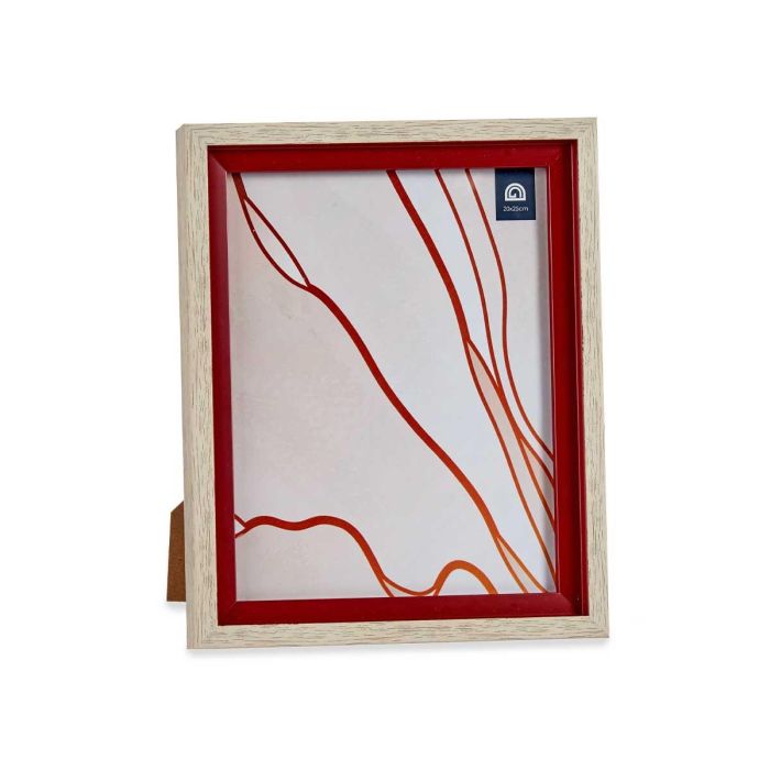 Portafotos Natural Borde Rojo 20X25Cm Giftdecor (24 Unidades) 1 Portafotos Natural Borde Rojo 20X25Cm Giftdecor (24 Unidades) 1