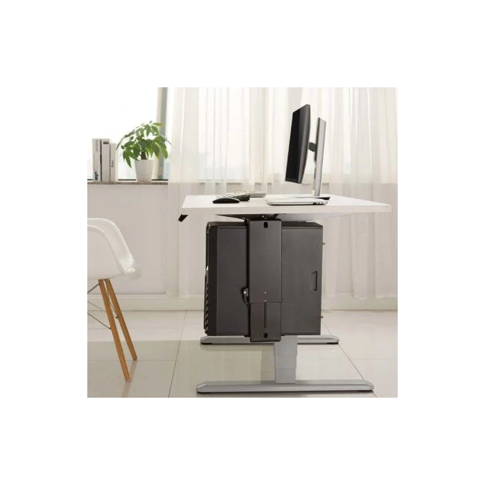 Aisens Soporte CPU Giratorio y Altura Personalizable por Debajo de Escritorio con Mango de Bloqueo Fácil 3 Aisens Soporte CPU Giratorio y Altura Personalizable por Debajo de Escritorio con Mango de Bloqueo Fácil 3