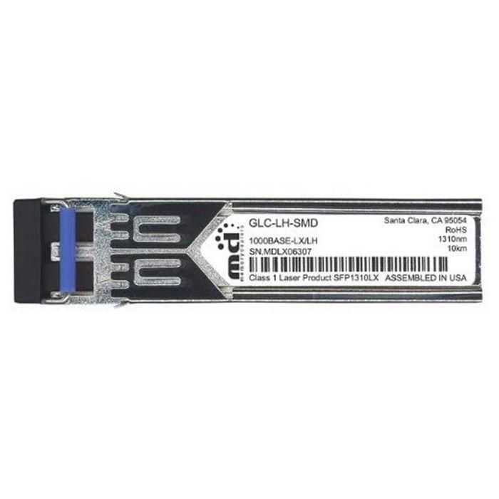 Cisco 1000BASE-LX/LH SFP transceiver module for MMF and SMF, 1300-nm wavelength, extended operating temperature range and DOM support, dual LC/PC connector 0 Cisco 1000BASE-LX/LH SFP transceiver module for MMF and SMF, 1300-nm wavelength, extended operating temperature range and DOM support, dual LC/PC connector 0