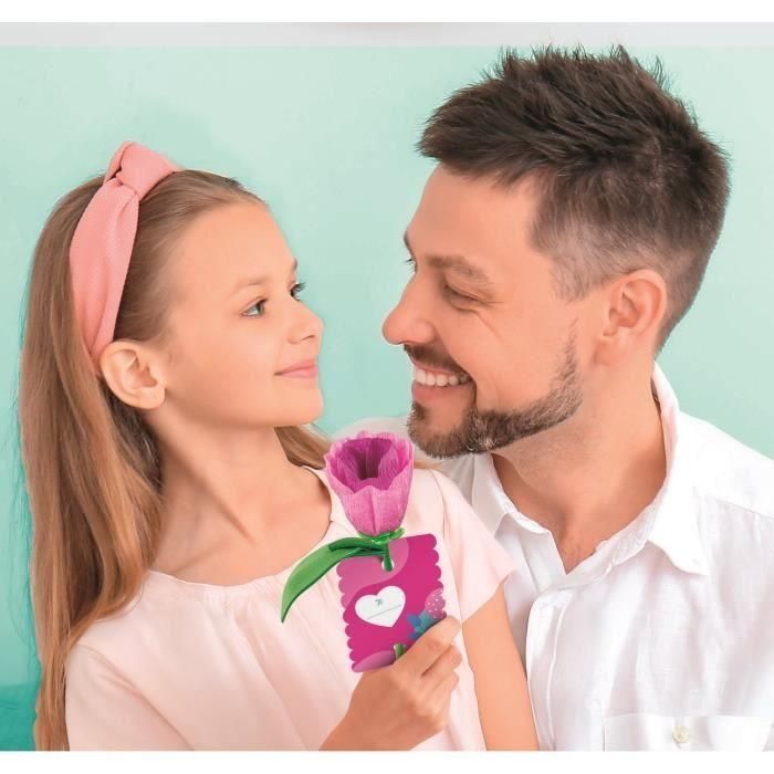 Clementoni CLE8005125188789 Kit Crea tus flores Tulipán 4