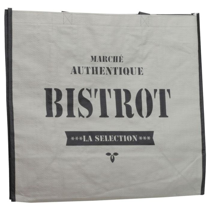 Totally Addict Bolsa Compra Surti 45x40x20 cm Modelos Surtidos Cuadros Rojo-Blanco Pizarra Negra Menú Neutro Bistrot 3