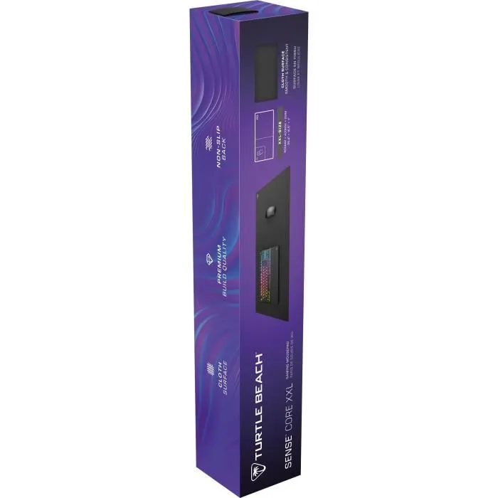 Turtle Beach Alfombrilla de Ratón para Juegos SenseCore XXL Microtejida Equilibrada Cómoda TUR0731855791026 4