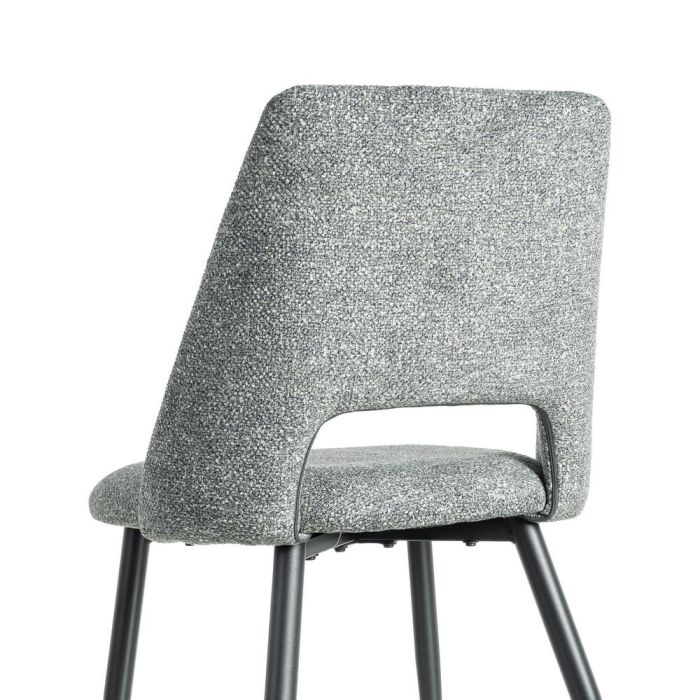 Silla Jaspeado Verde Tejido-Metal 50 X 57 X 81 cm