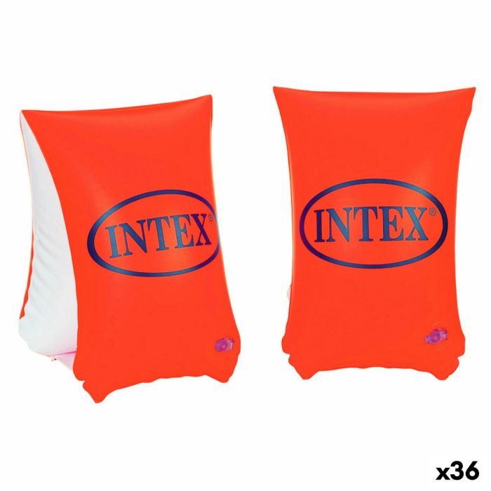 Manguitos Intex Neón Rojo 30 x 15 cm (36 Unidades) 4 Manguitos Intex Neón Rojo 30 x 15 cm (36 Unidades) 4