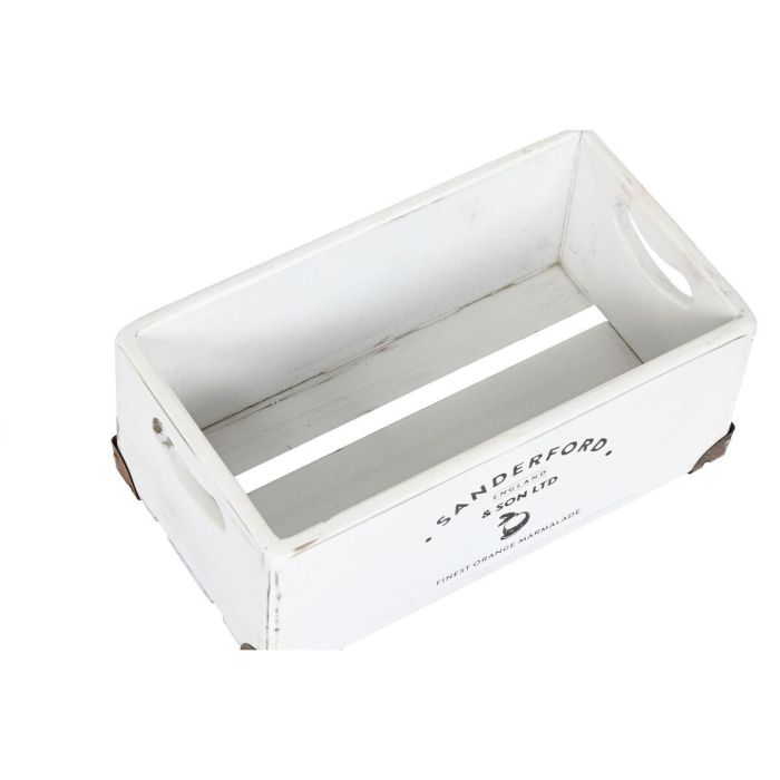 Caja Tradicional DKD Home Decor Blanco 22 x 15 x 35 cm Set de 5 2