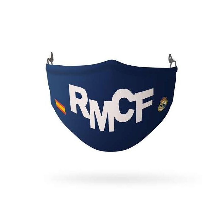 Mascarilla Higiénica de Tela Reutilizable Real Madrid C.F. SF-822024-897 Azul Blanco Mascarilla Higiénica de Tela Reutilizable Real Madrid C.F. SF-822024-897 Azul Blanco
