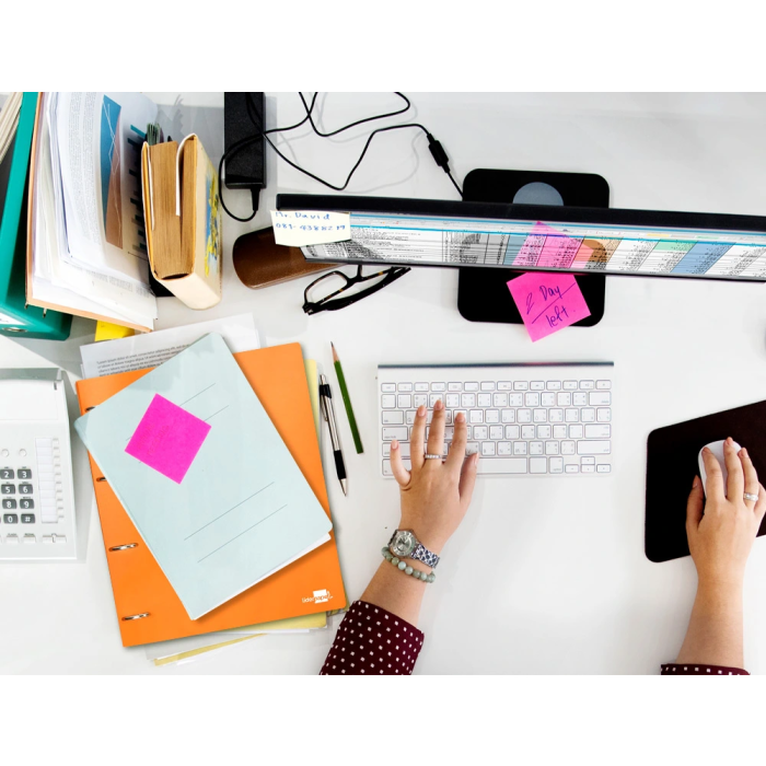 Liderpapel Carpeta 4 Anillas 40 mm Polipropileno DIN A4 Naranja Fluor Opaco 9