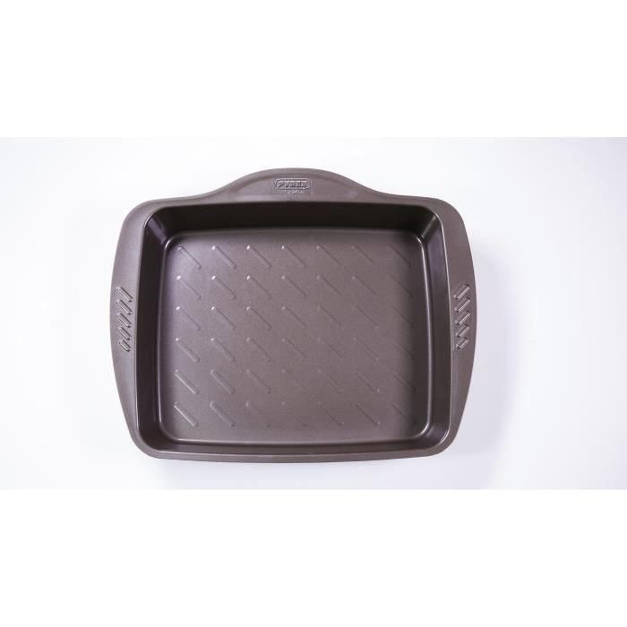 Fuente Rectangular Acero Asimetria Pyrex 30x24 cm 1 Fuente Rectangular Acero Asimetria Pyrex 30x24 cm 1
