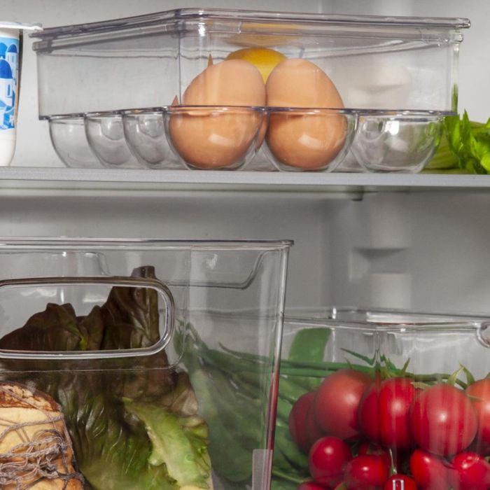 Cook Concept Huevera Nevera para 12 Huevos Transparente con Tapa 22,5x16 cm 3