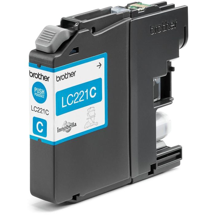 Brother LC221C Cartucho de Tinta Original Cyan para Impresora - Rendimiento 260 Páginas 2 Brother LC221C Cartucho de Tinta Original Cyan para Impresora - Rendimiento 260 Páginas 2