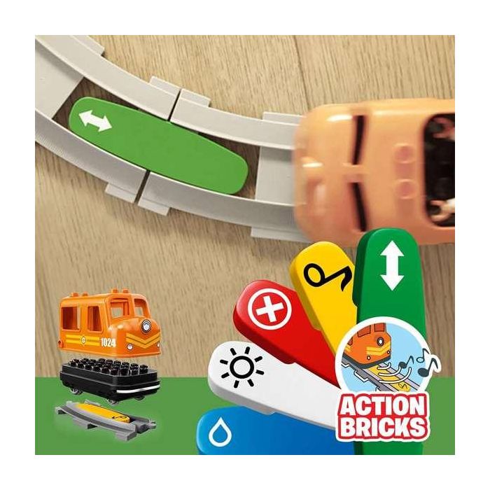 Juego de construccion tren de mercancías lego duplo 20