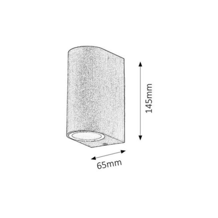 Aplique Exterior RABALUX "Chile" 2xGU10 IP44 [RAB-8019] 1