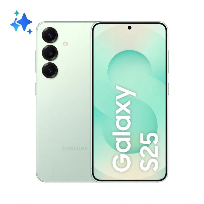 Samsung SM-S931BLGGEUB Smartphone Galaxy S25 12GB RAM 256GB Almacenamiento 6.2" Dynamic AMOLED 2X 120Hz 5G Verde Menta
