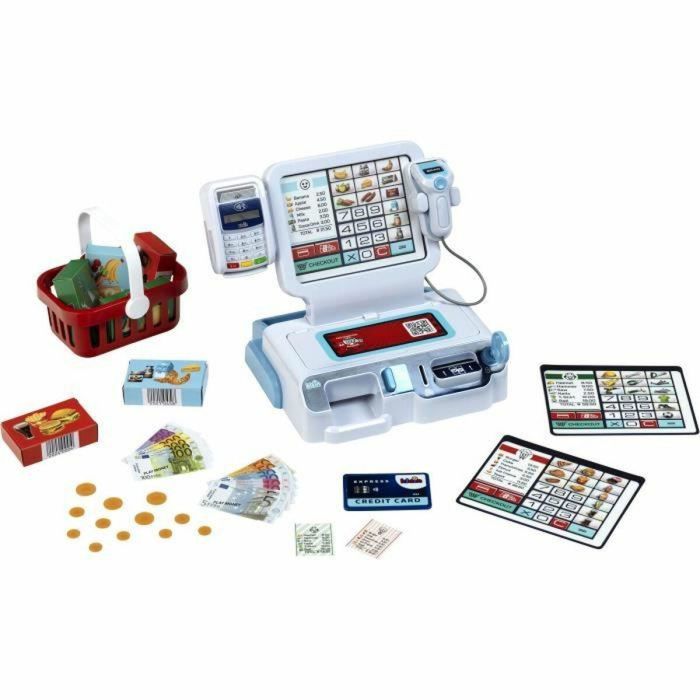 Klein Caja registradora de autoservicio 7265, Juguete educativo para niños a partir de 3 años, con funciones y accesorios 5