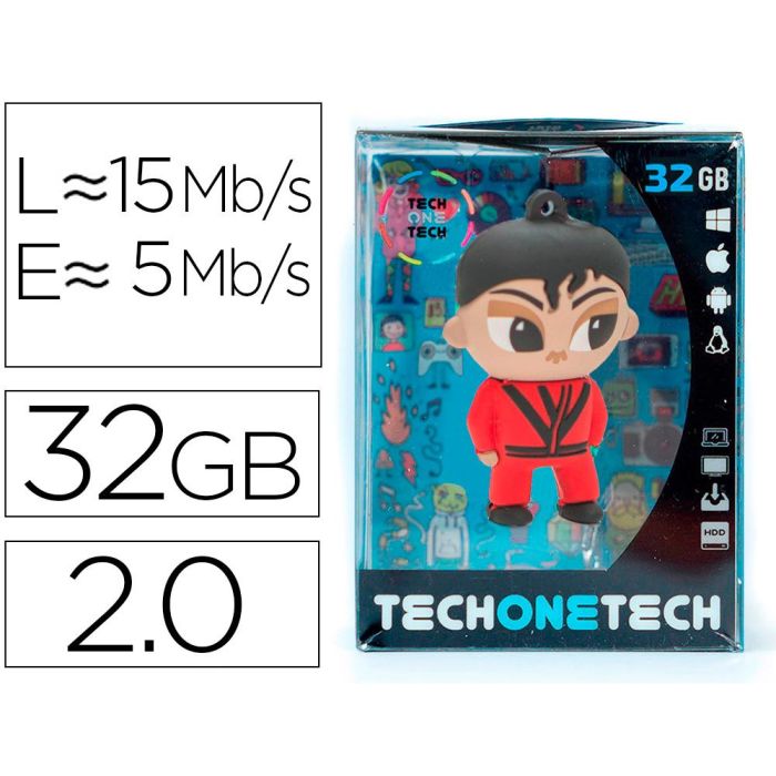 Memoria Usb Tech On Tech Mj Thriller 32 grb