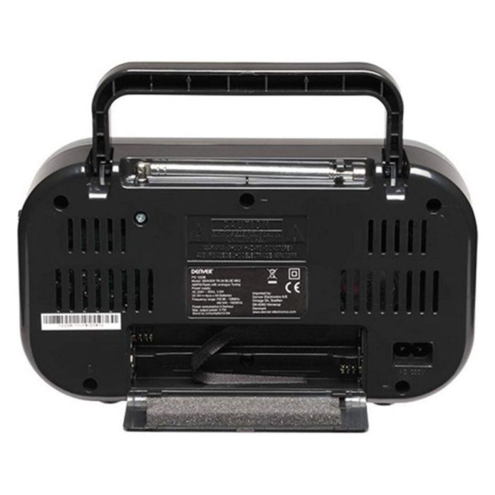 Radio Transistor Denver Electronics TR-51 Black Sintonizador AM/FM Negro 1 Radio Transistor Denver Electronics TR-51 Black Sintonizador AM/FM Negro 1
