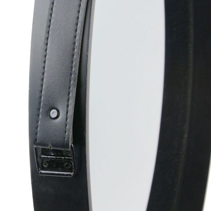 Home Deco Factory Espejo Lounge con Asa Negra, Diámetro 50 cm 4