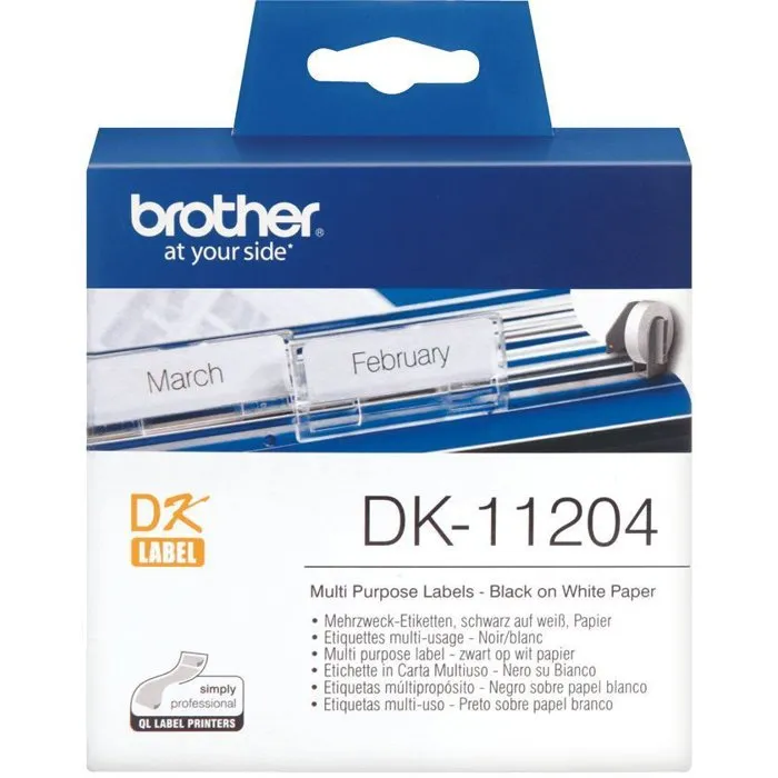 BROTHER Rollo de Etiquetas de 17x54mm de 400 Uds. 2