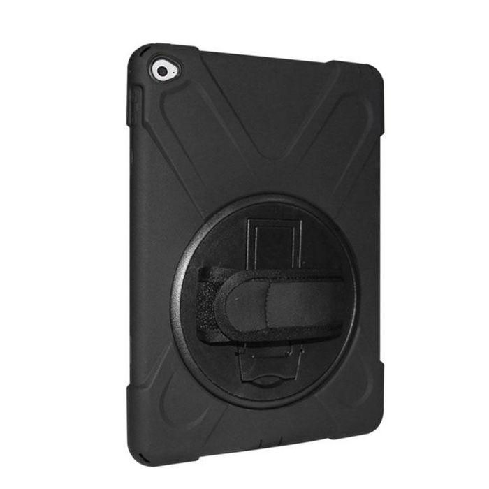 eSTUFF Funda Defender iPad Air 2 9.7" AUSTIN Negra Antigolpes con Soporte 360, Correa Mano y Hombro, Protección para Esquinas 4