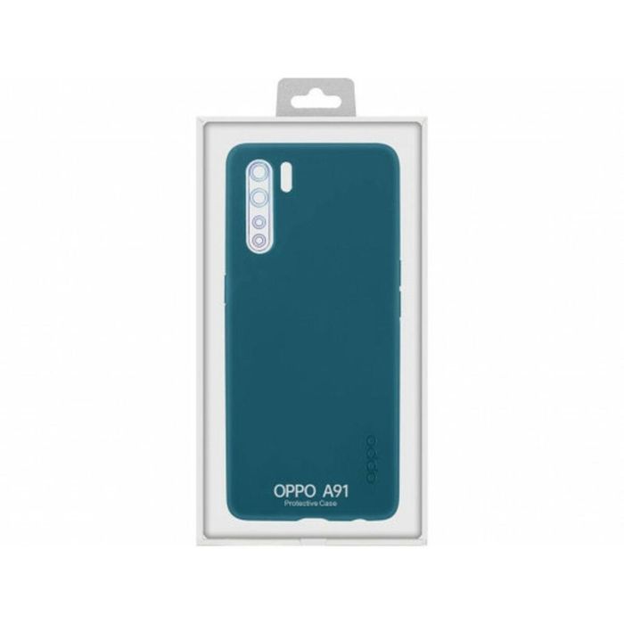 OPPO Funda Silicona Azul para A91 - 3061988