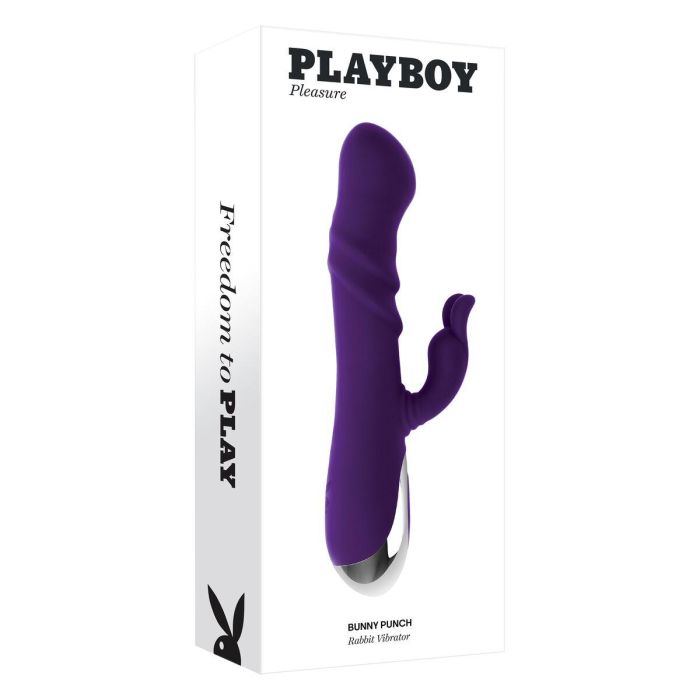 Vibrador Doble Estimulación Evolved Playboy Morado Púrpura 1 Vibrador Doble Estimulación Evolved Playboy Morado Púrpura 1