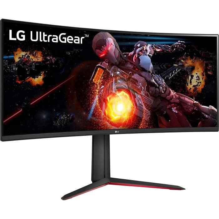 LG Monitor 34" 34GP63AP-B Curved UltraGear QHD 1440p 1ms 160Hz HDMI DP USB IPS 21:9 Negro Rojo 1