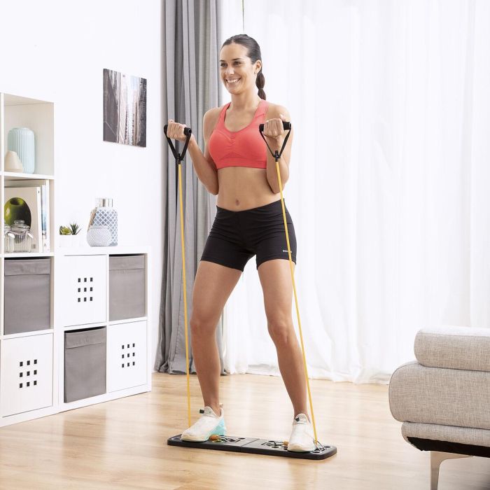 Sistema de Entrenamiento con Bandas de Resistencia y Guía de Ejercicios Pulsher InnovaGoods 4 Sistema de Entrenamiento con Bandas de Resistencia y Guía de Ejercicios Pulsher InnovaGoods 4