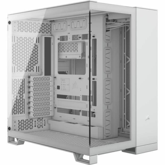 Corsair COR0840006664703 Caja PC 6500X Media Torre de Vidrio Templado con Doble Cámara - Blanco Corsair COR0840006664703 Caja PC 6500X Media Torre de Vidrio Templado con Doble Cámara - Blanco