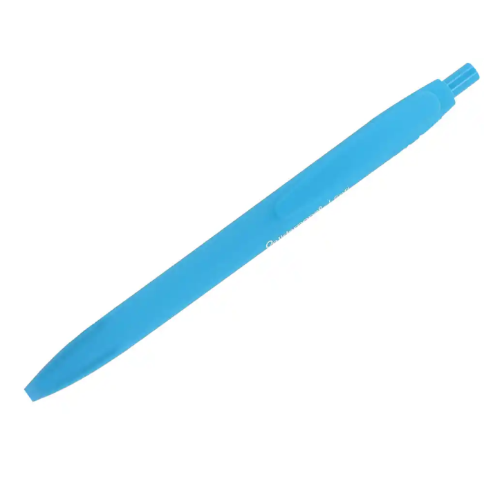 Liderpapel Bolígrafo Retráctil Punta 1 mm con Clip, Acabado Soft Touch, Tinta Azul, Cuerpo Azul Cielo, 27x145x70 mm Liderpapel Bolígrafo Retráctil Punta 1 mm con Clip, Acabado Soft Touch, Tinta Azul, Cuerpo Azul Cielo, 27x145x70 mm