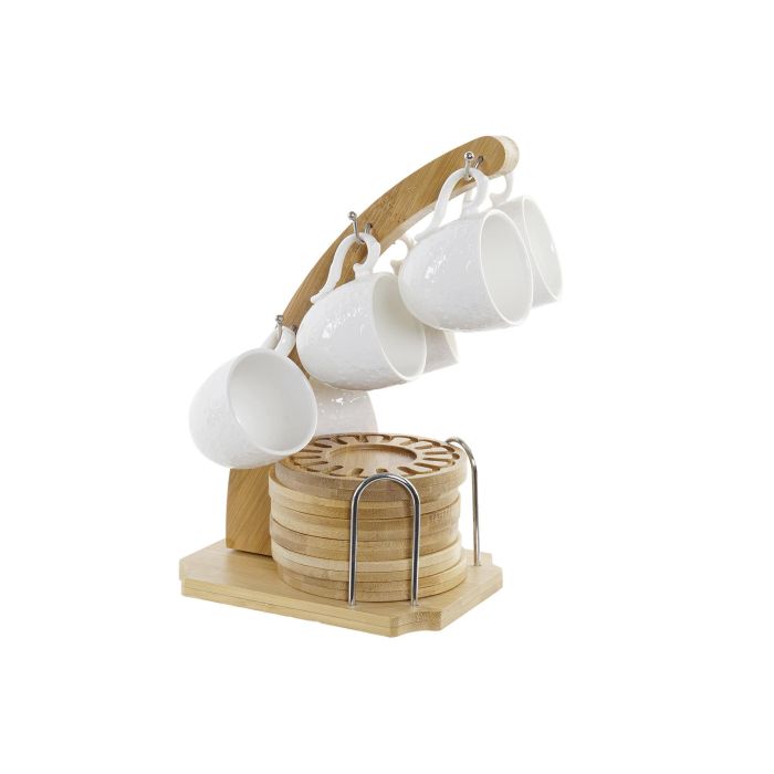 Cafe Basicos DKD Home Decor Blanco 16 x 25 x 16 cm Set de 6 (2 Unidades) 0 Cafe Basicos DKD Home Decor Blanco 16 x 25 x 16 cm Set de 6 (2 Unidades) 0