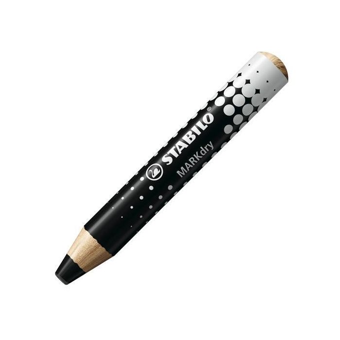 Stabilo Marcador en Seco MARKdry para Pizarra Blanca y Papel Negro, Caja 5 Unidades