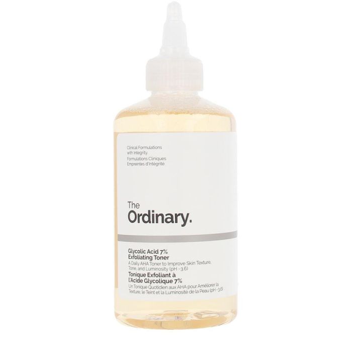 The Ordinary Tónico Exfoliante con Ácido Glicólico 7% 240 ml - Mejora Luminosidad y Textura de la Piel