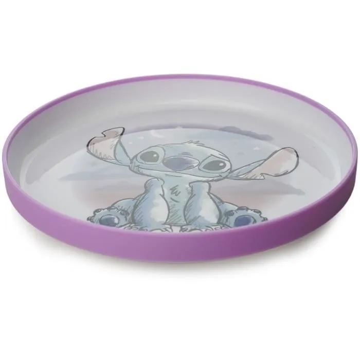 Disney Baby AAAOA51074 Set de Comida de 3 Piezas Lilo y Stitch: Taza, Tazón y Plato Antideslizante 5