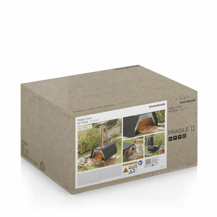 Horno para Pizza de Pellets con Accesorios Pizzahven InnovaGoods 1