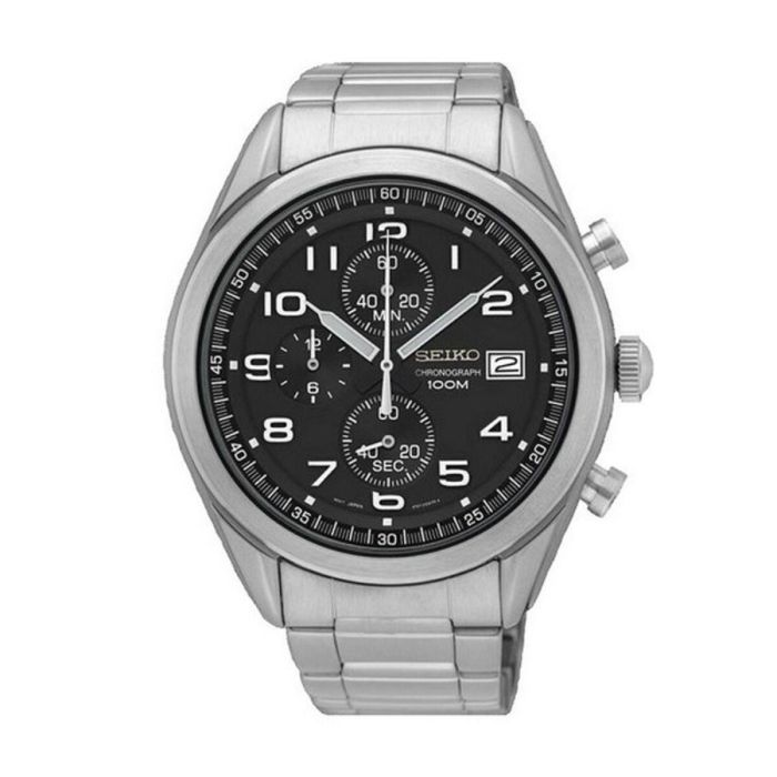 Reloj Hombre Seiko NEO SPORT Negro Plateado (Ø 45 mm)