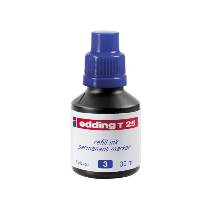 Tinta Rotulador Edding T-25 Azul Bote 30 mL 1