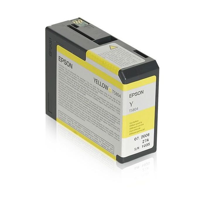 Epson Stylus Pro-3800/3880 Cartucho Amarilla (80ml)