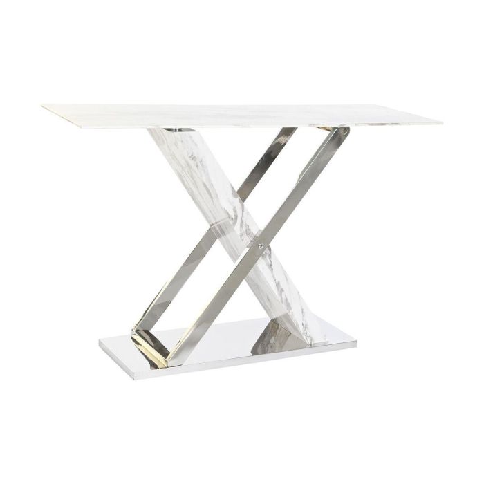 Recibidor DKD Home Decor Blanco Gris Plateado 120 x 40 x 75 cm Recibidor DKD Home Decor Blanco Gris Plateado 120 x 40 x 75 cm