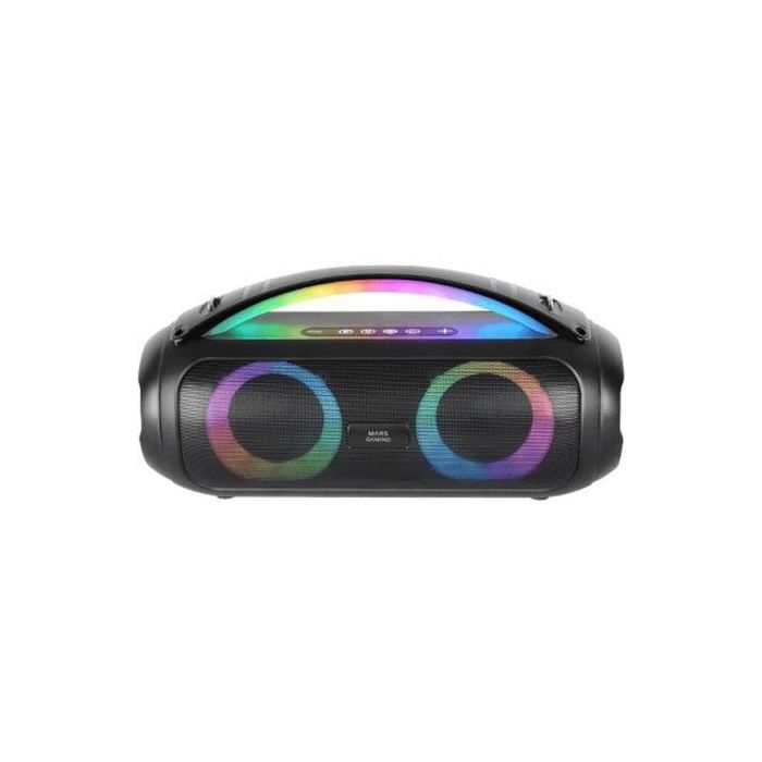 MARS GAMING MS-PULSE Altavoz Portátil Bluetooth 5.3 50W RMS Sonido Ultra-Bass Iluminación RGB Negro 1 MARS GAMING MS-PULSE Altavoz Portátil Bluetooth 5.3 50W RMS Sonido Ultra-Bass Iluminación RGB Negro 1