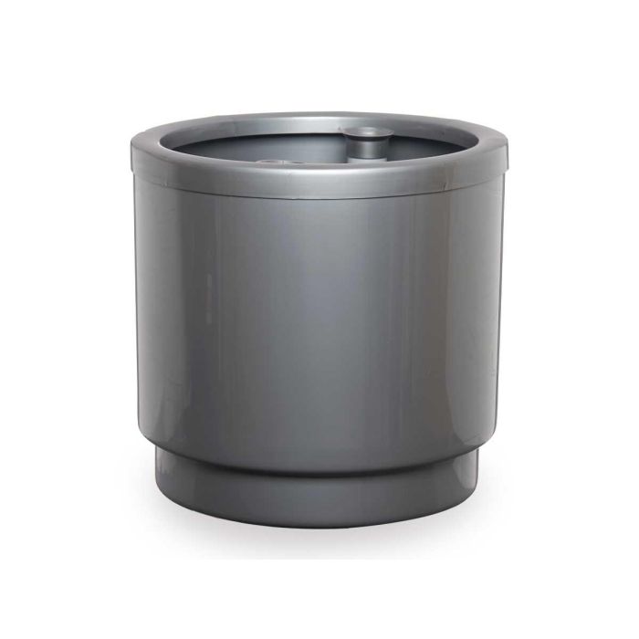 Maceta con reserva de agua Ibergarden 32 cm plata - 22 litros (4 Unidades) 1 Maceta con reserva de agua Ibergarden 32 cm plata - 22 litros (4 Unidades) 1