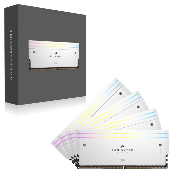 Corsair Dominator Titanium CMP64GX5M4B6000C36W módulo de memoria 64 GB 4 x 16 GB DDR5 6000 MHz 4 Corsair Dominator Titanium CMP64GX5M4B6000C36W módulo de memoria 64 GB 4 x 16 GB DDR5 6000 MHz 4