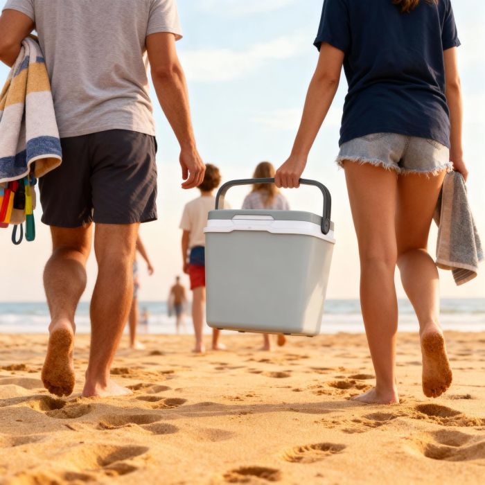 Inde Nevera Portátil Aquapro, 15 Litros, 2 Colores Surtidos, Dimensiones: 24.1 x 31 x 32.6 cm, Peso: 7.39 kg (4 Unidades)