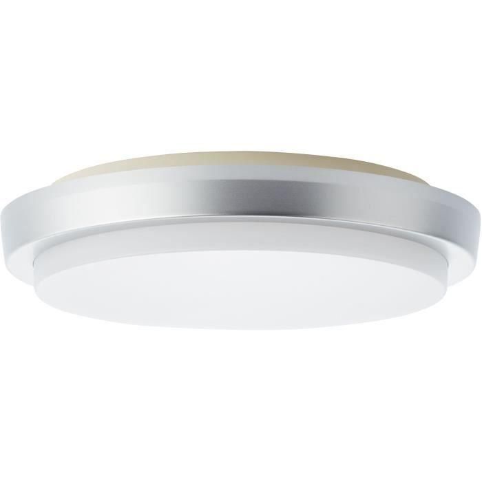 Luz de techo exterior Devora Color plateado LED integrado 1 Luz de techo exterior Devora Color plateado LED integrado 1