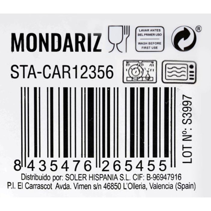 Botella Mondariz Santa Clara 500 cc 13 cm (12 Unidades) 2 Botella Mondariz Santa Clara 500 cc 13 cm (12 Unidades) 2