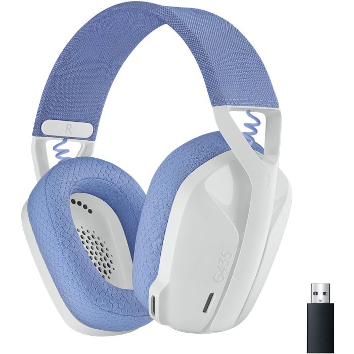 Logitech Auriculares G435 Gaming Inalámbricos Bluetooth/LIGHTSPEED, Sonido Envolvente, Micrófono Integrado, Blanco 0 Logitech Auriculares G435 Gaming Inalámbricos Bluetooth/LIGHTSPEED, Sonido Envolvente, Micrófono Integrado, Blanco 0