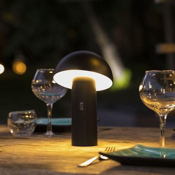 Lumisky LUM3760093546515 Lámpara de Mesa Inalámbrica TOD BLACK - Al. 28 cm - Cabezal Ajustable LED Blanco Cálido 4 Lumisky LUM3760093546515 Lámpara de Mesa Inalámbrica TOD BLACK - Al. 28 cm - Cabezal Ajustable LED Blanco Cálido 4
