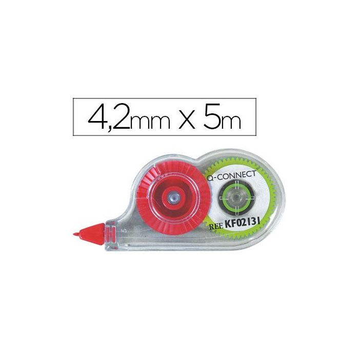 Corrector Q-Connect Cinta Mini Blanco 4,2 mm X 5 Mt En Blister