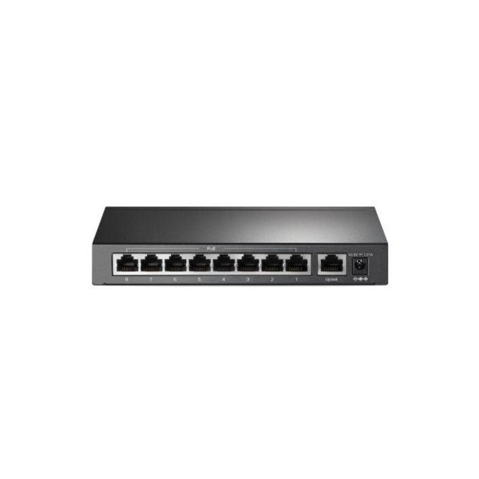 TP-Link TL-SF1009P Switch Ethernet Fast No Administrado de 9 Puertos (10/100 Mbps) con PoE, Color Negro y Montaje en Pared 1 TP-Link TL-SF1009P Switch Ethernet Fast No Administrado de 9 Puertos (10/100 Mbps) con PoE, Color Negro y Montaje en Pared 1