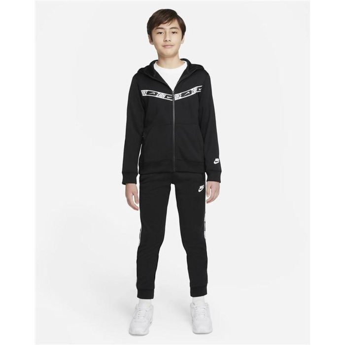 Chaqueta Deportiva para Niños REPEAT PK FZ HOODIE Nike Negro 2
